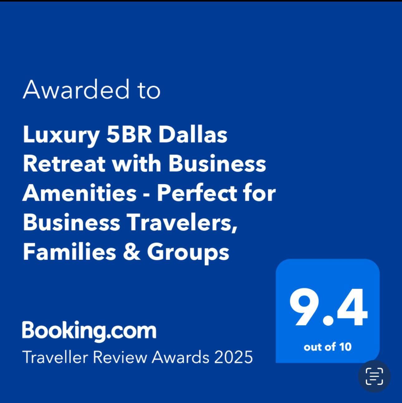 Luxury 5Br Dallas Retreat With Business Amenities - Perfect For Business Travelers, Families & Groups Villa Exterior photo